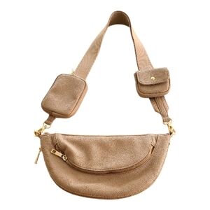 Elegant Tan Crossbody Bag